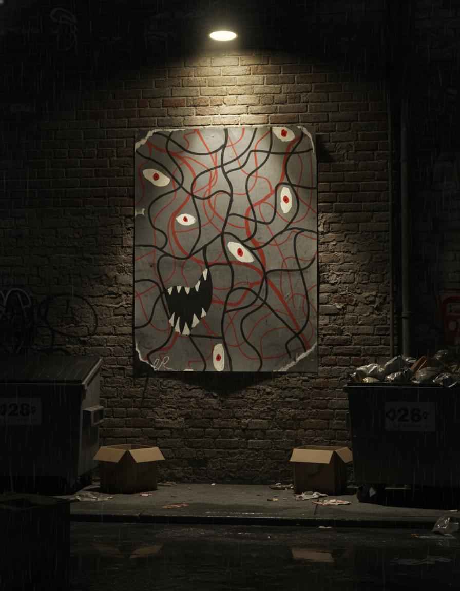 Silent Riot 11x14 Fine Art Poster