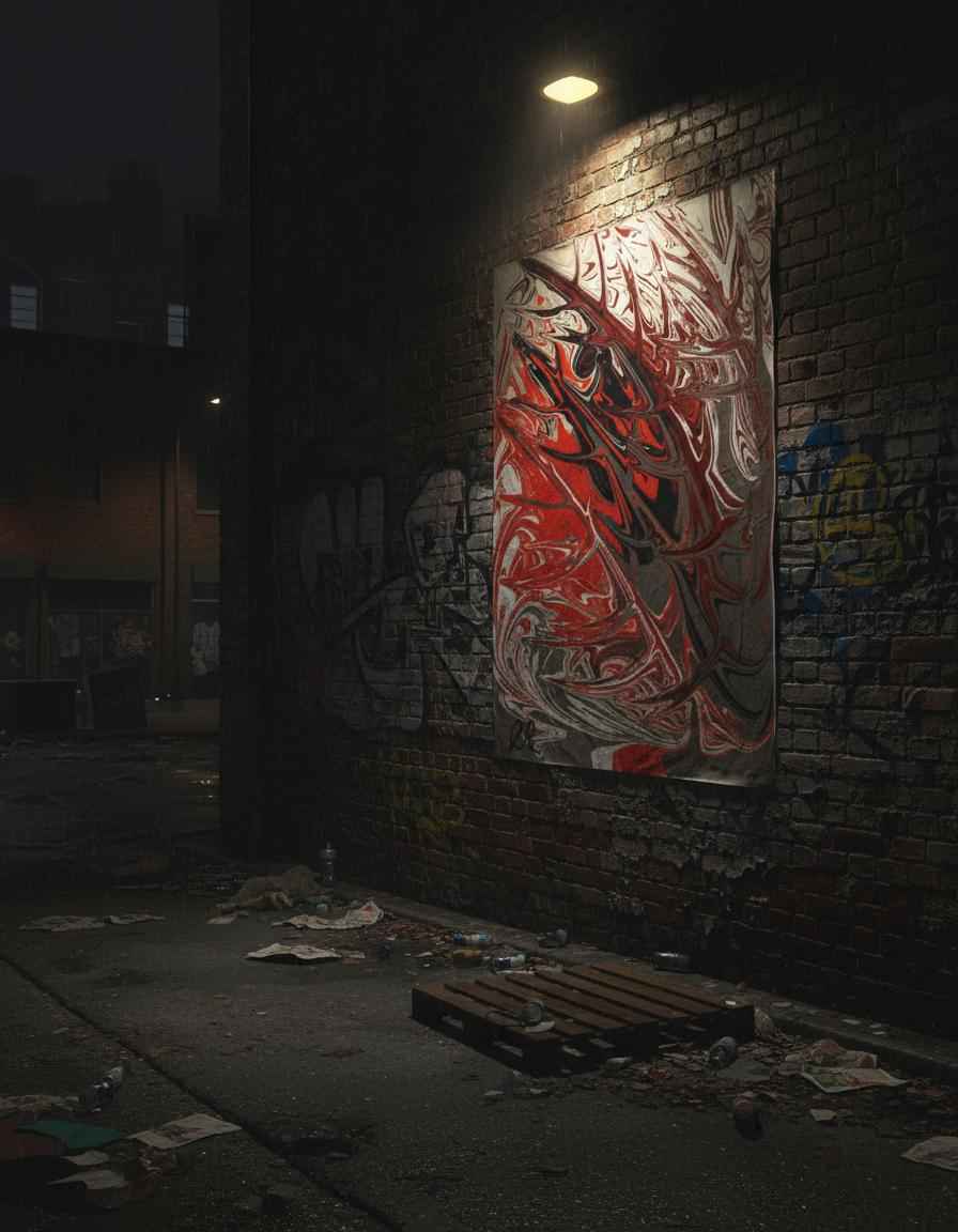 Visceral Glitch 11x14 Fine Art Poster