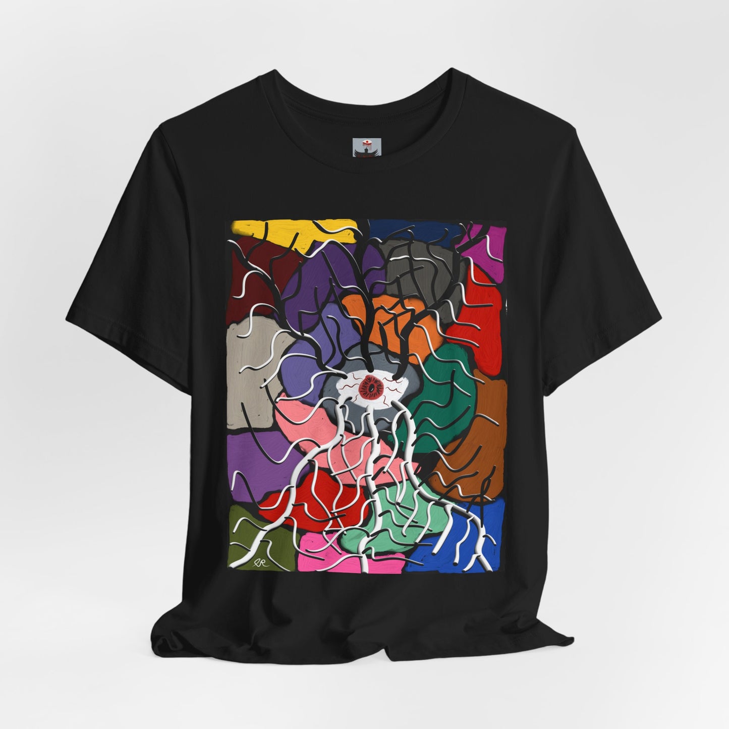 Abstract Eye Art T-Shirt — Colorful Psychedelic Graphic Tee