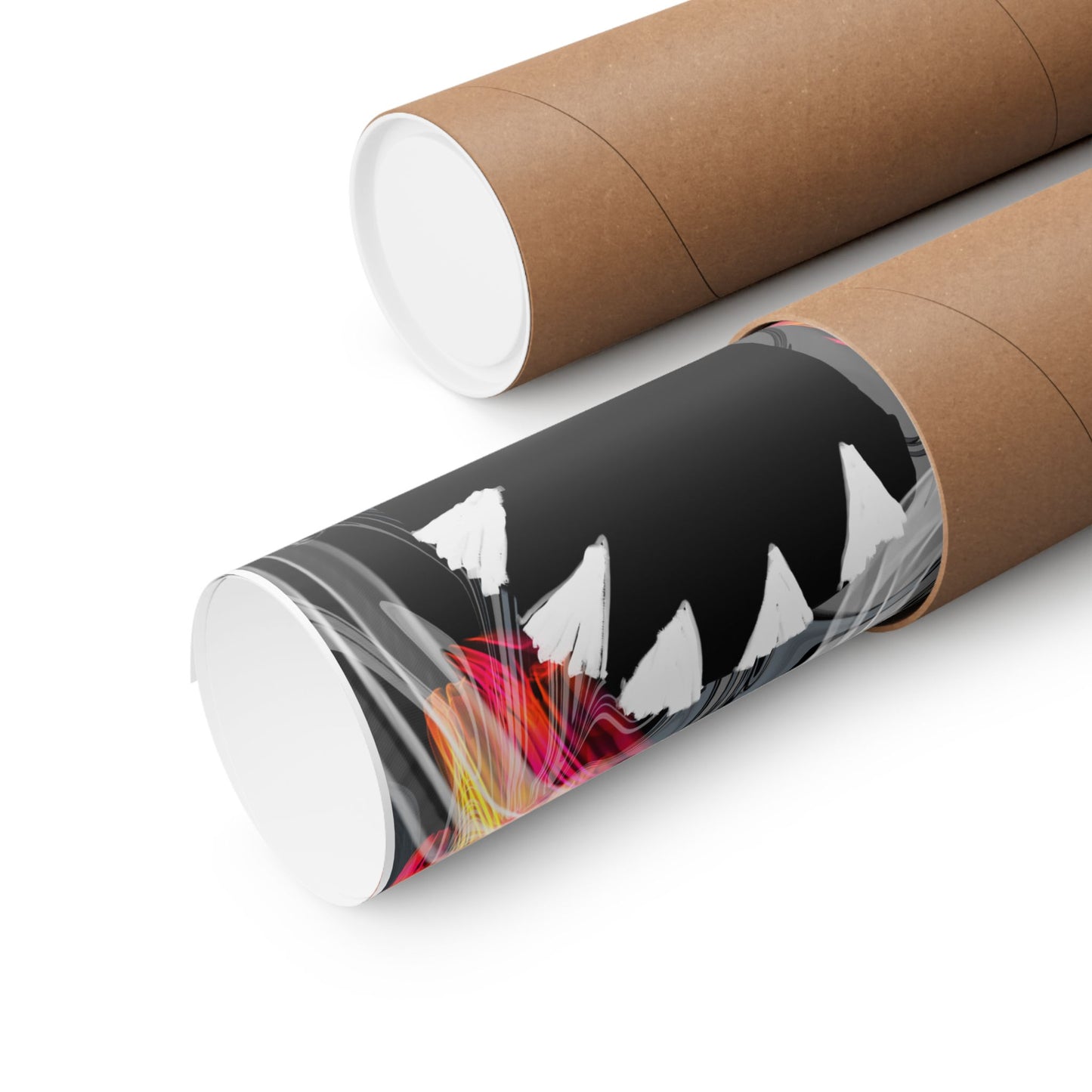 Horror Art Poster — Abstract Monster Matte Vertical Print