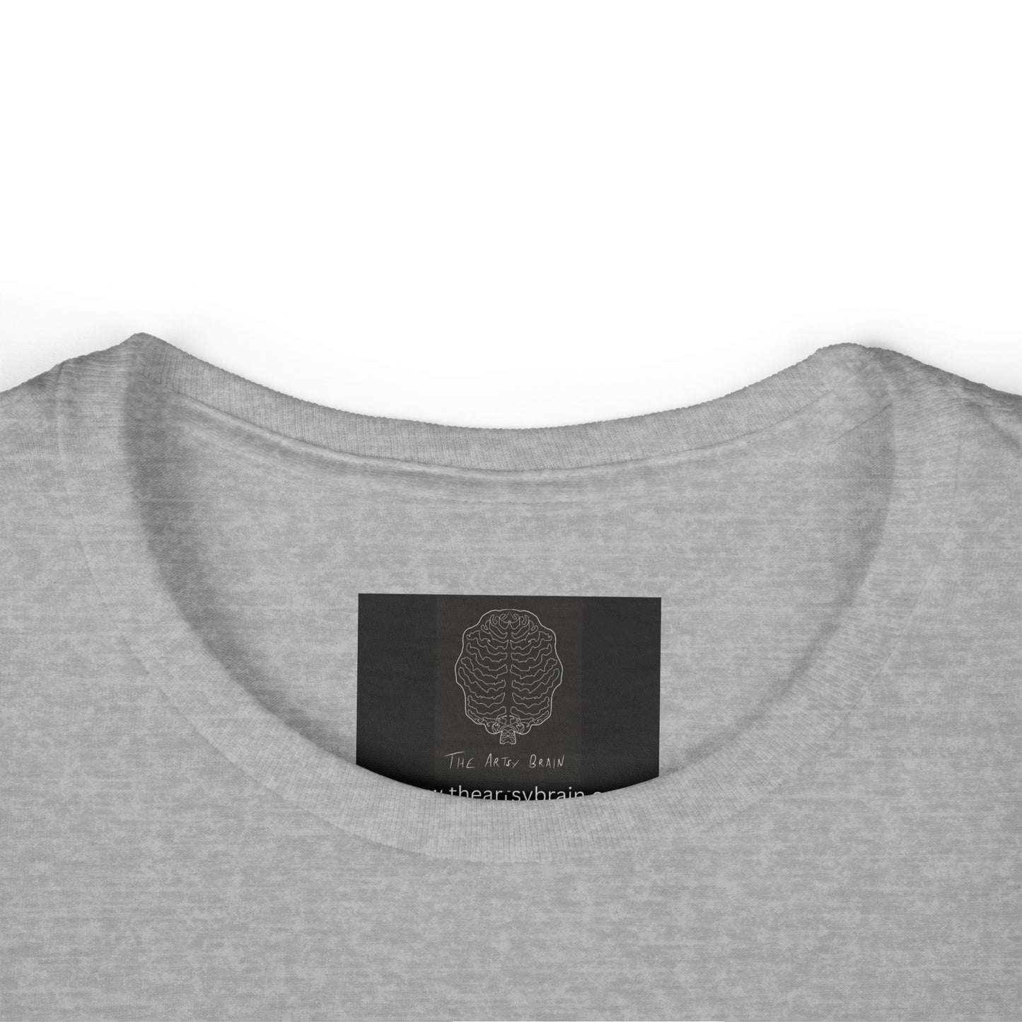 Abstract Monster Tee — Colorful One - Eyed Graphic Women's Shirt - The Artsy Brain