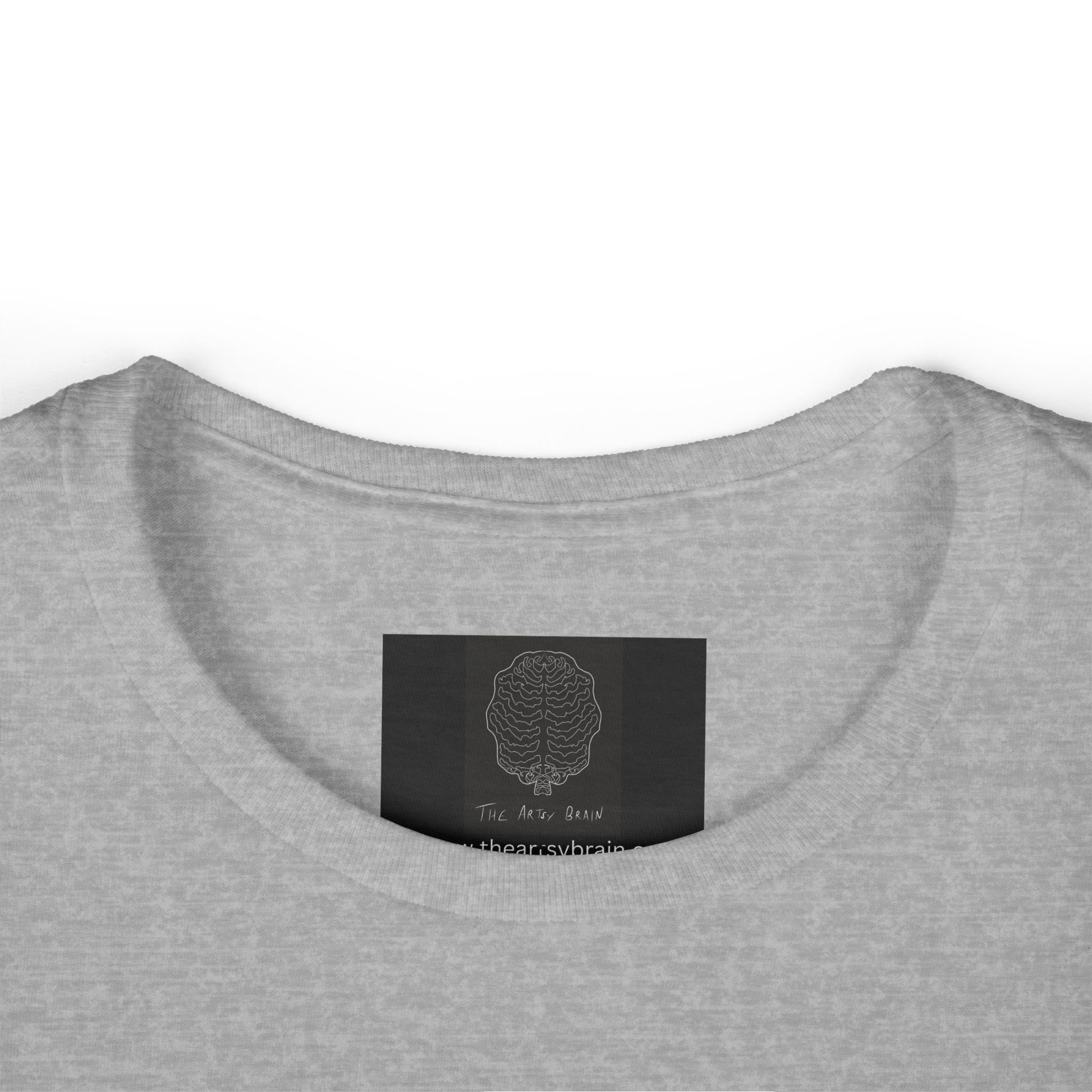 Abstract Monster Tee — Colorful One - Eyed Graphic Women's Shirt - The Artsy Brain