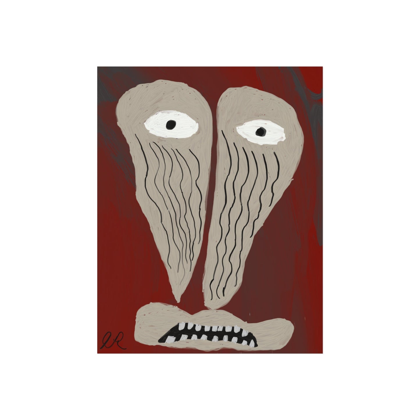 Crash Out - Abstract Wall Art - The Artsy Brain