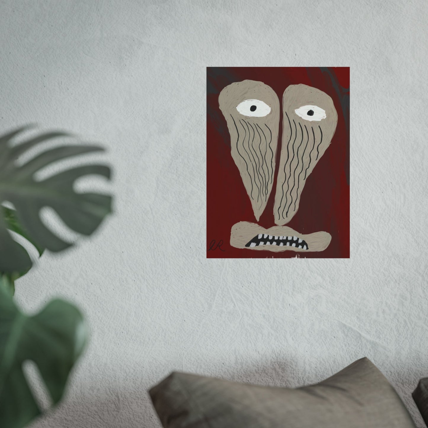 Crash Out - Abstract Wall Art - The Artsy Brain