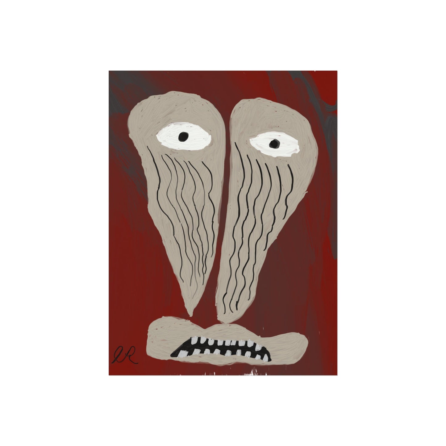 Crash Out - Abstract Wall Art - The Artsy Brain