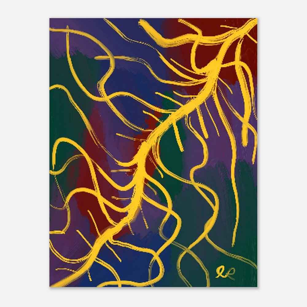 Electric Neuron Fine Art Poster 27x35 cm / 11x14″