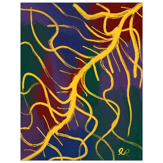 Electric Neuron Fine Art Poster 27x35 cm / 11x14″