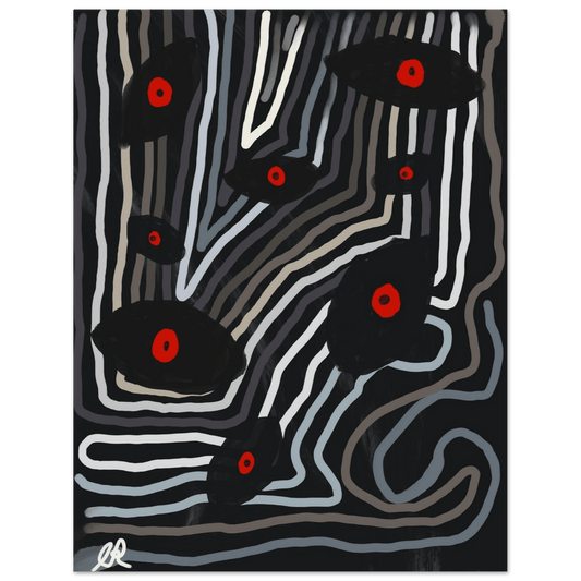 Eyes of the Veil Fine Art Poster 27x35 cm / 11x14″ - The Artsy Brain