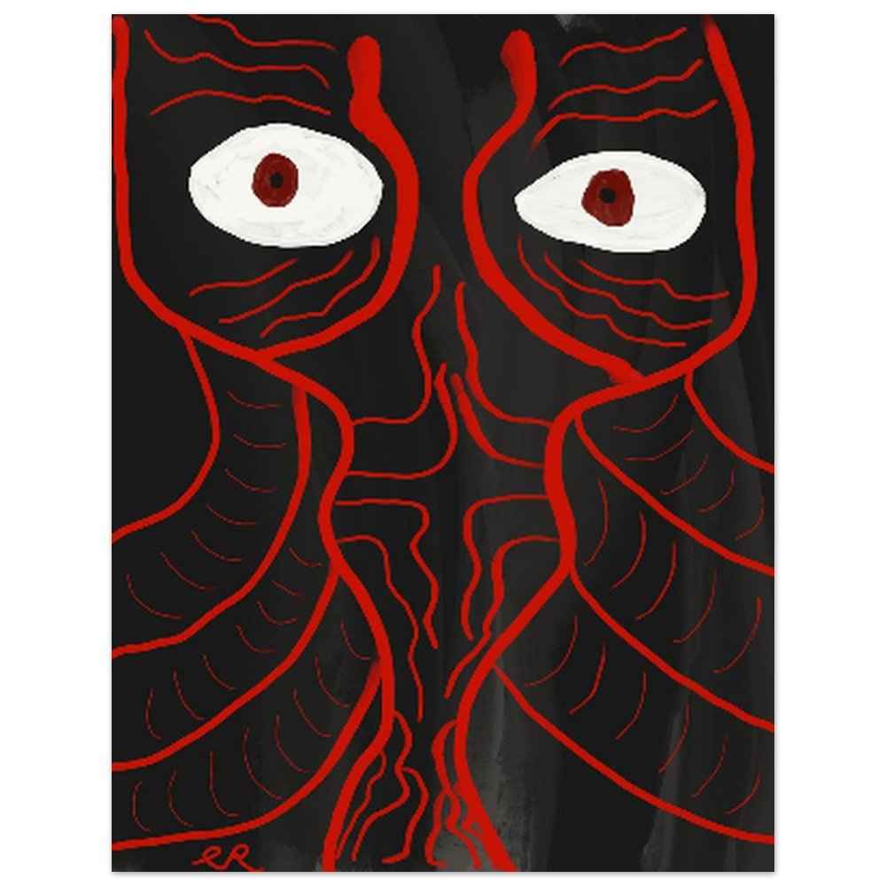 Panic Response 11x14 Fine Art Poster