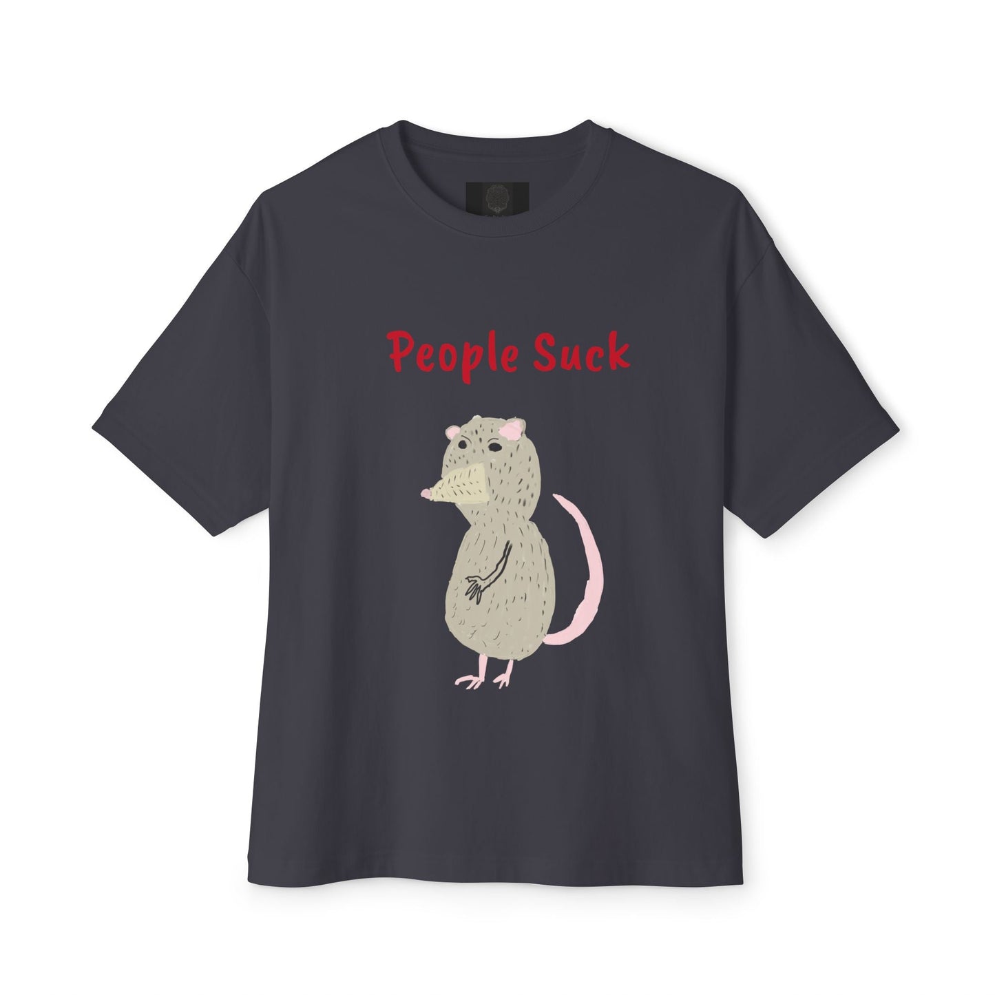 People Suck Possum Graphic Tee — Funny Sarcastic Oversized T-Shirt - The Artsy Brain