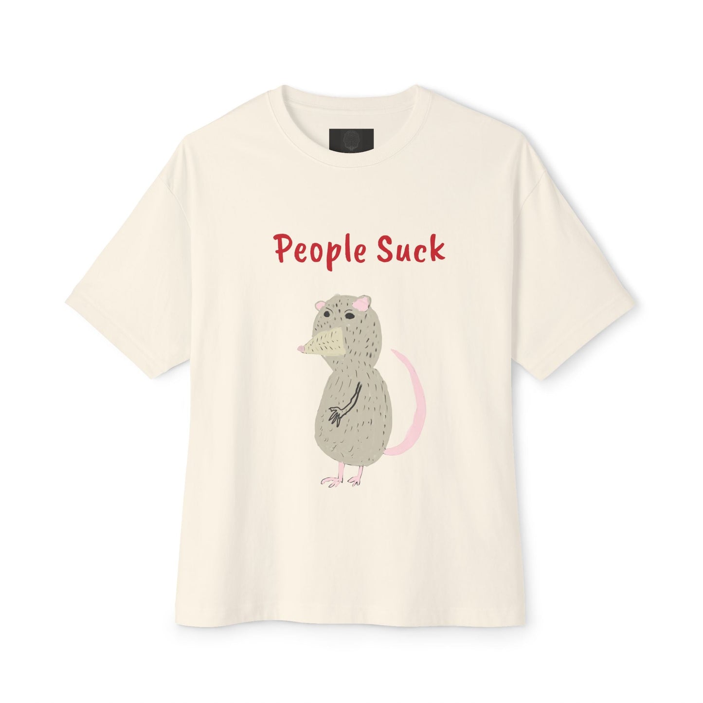 People Suck Possum Graphic Tee — Funny Sarcastic Oversized T-Shirt - The Artsy Brain
