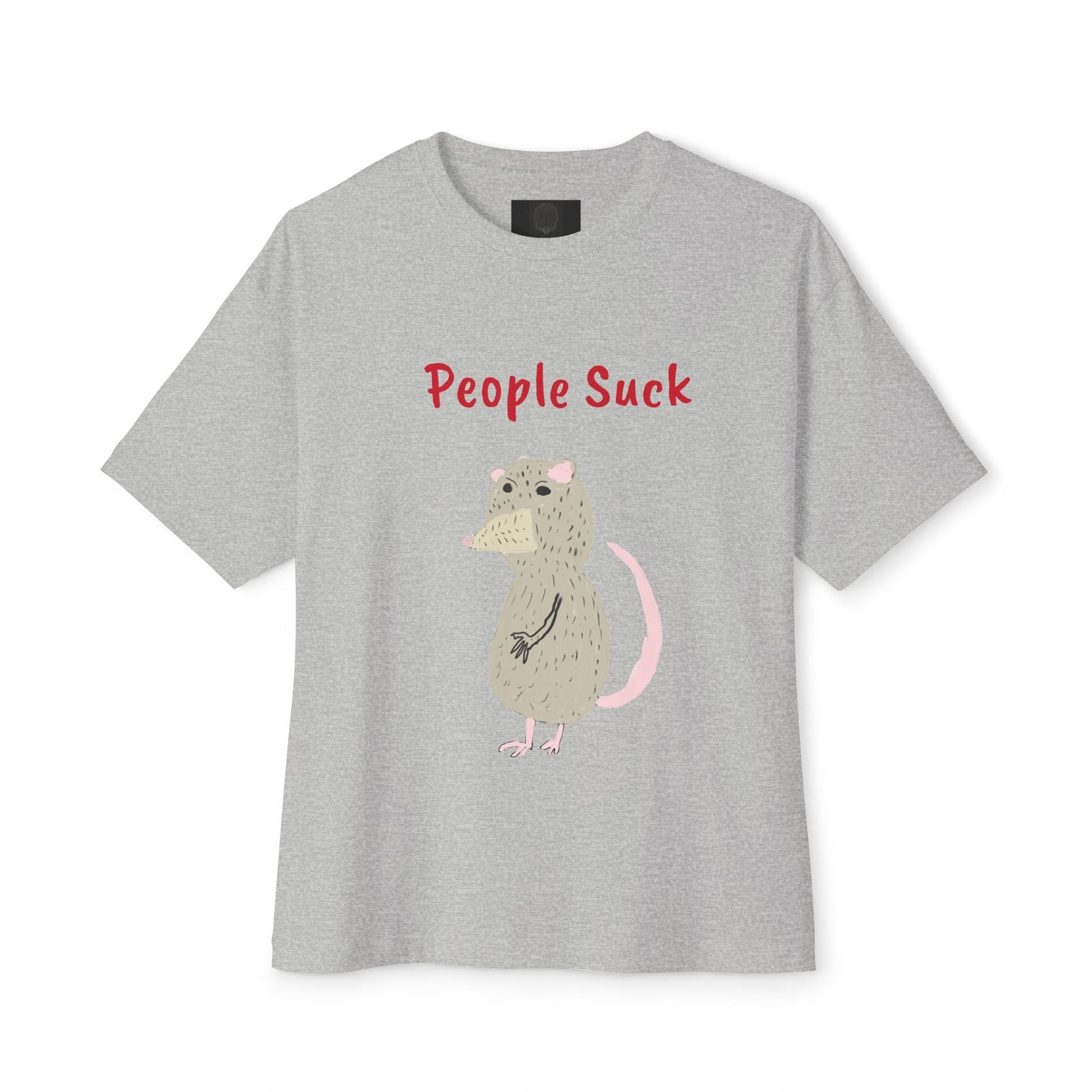 People Suck Possum Graphic Tee — Funny Sarcastic Oversized T-Shirt - The Artsy Brain