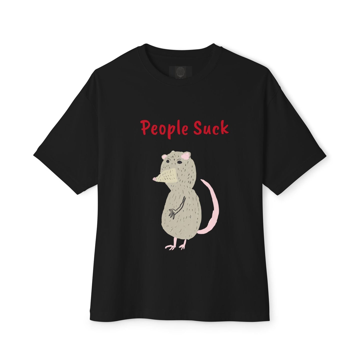 People Suck Possum Graphic Tee — Funny Sarcastic Oversized T-Shirt - The Artsy Brain