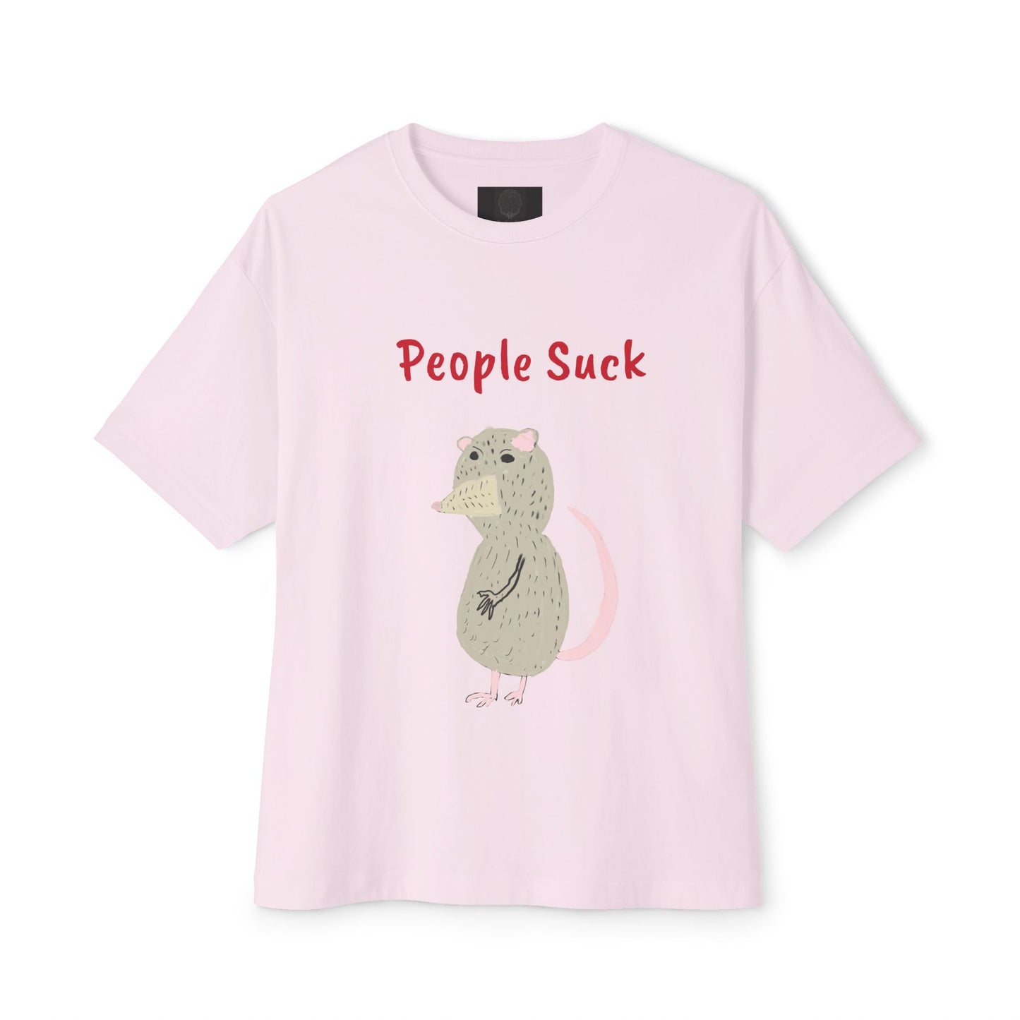 People Suck Possum Graphic Tee — Funny Sarcastic Oversized T-Shirt - The Artsy Brain