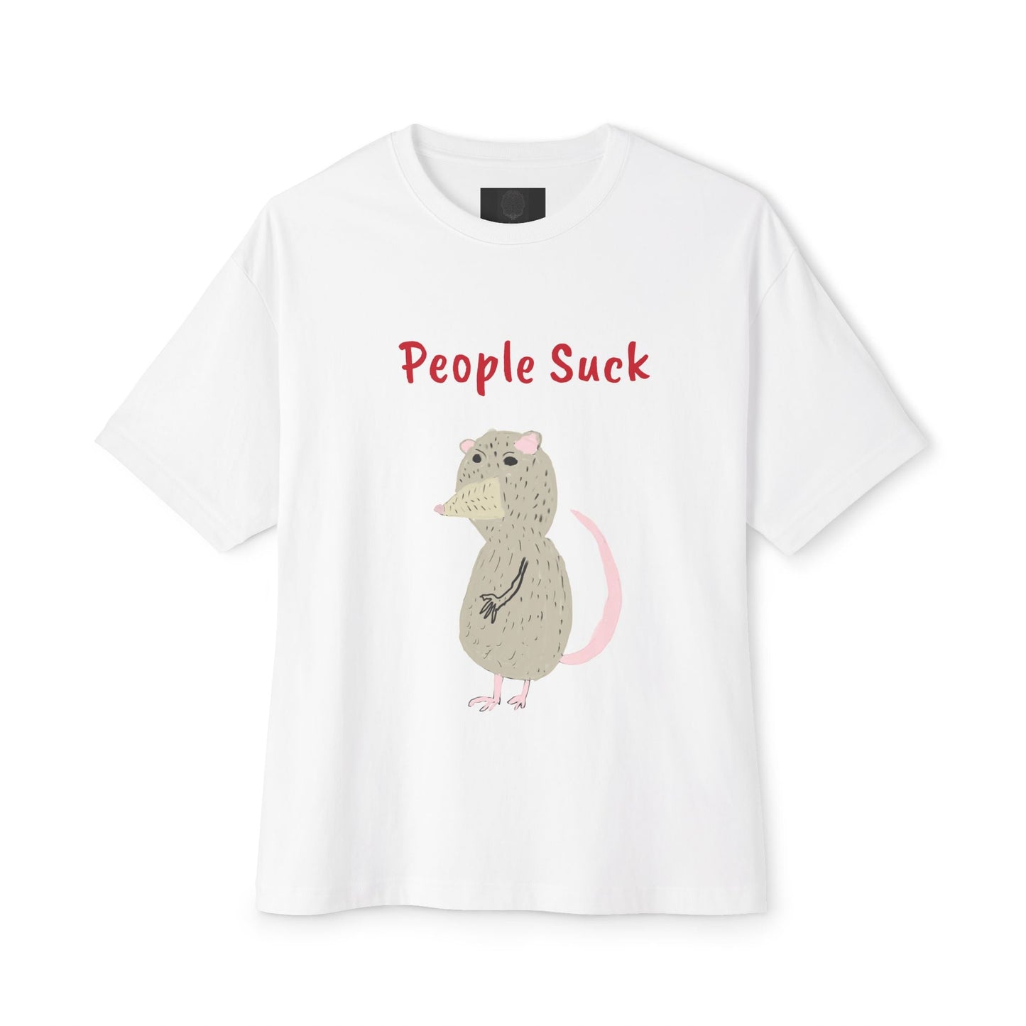 People Suck Possum Graphic Tee — Funny Sarcastic Oversized T-Shirt - The Artsy Brain