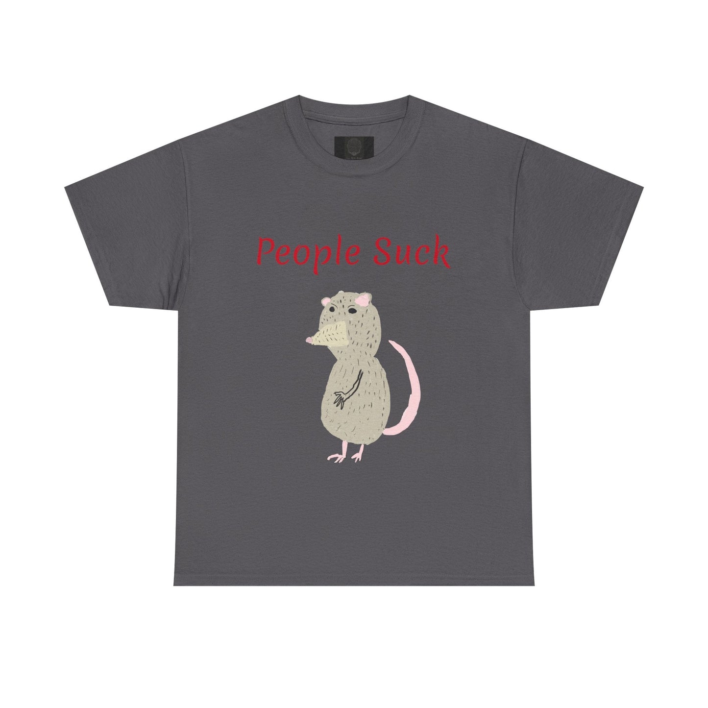 People Suck Possum T-Shirt — Cute Grumpy Opossum Graphic Tee - The Artsy Brain