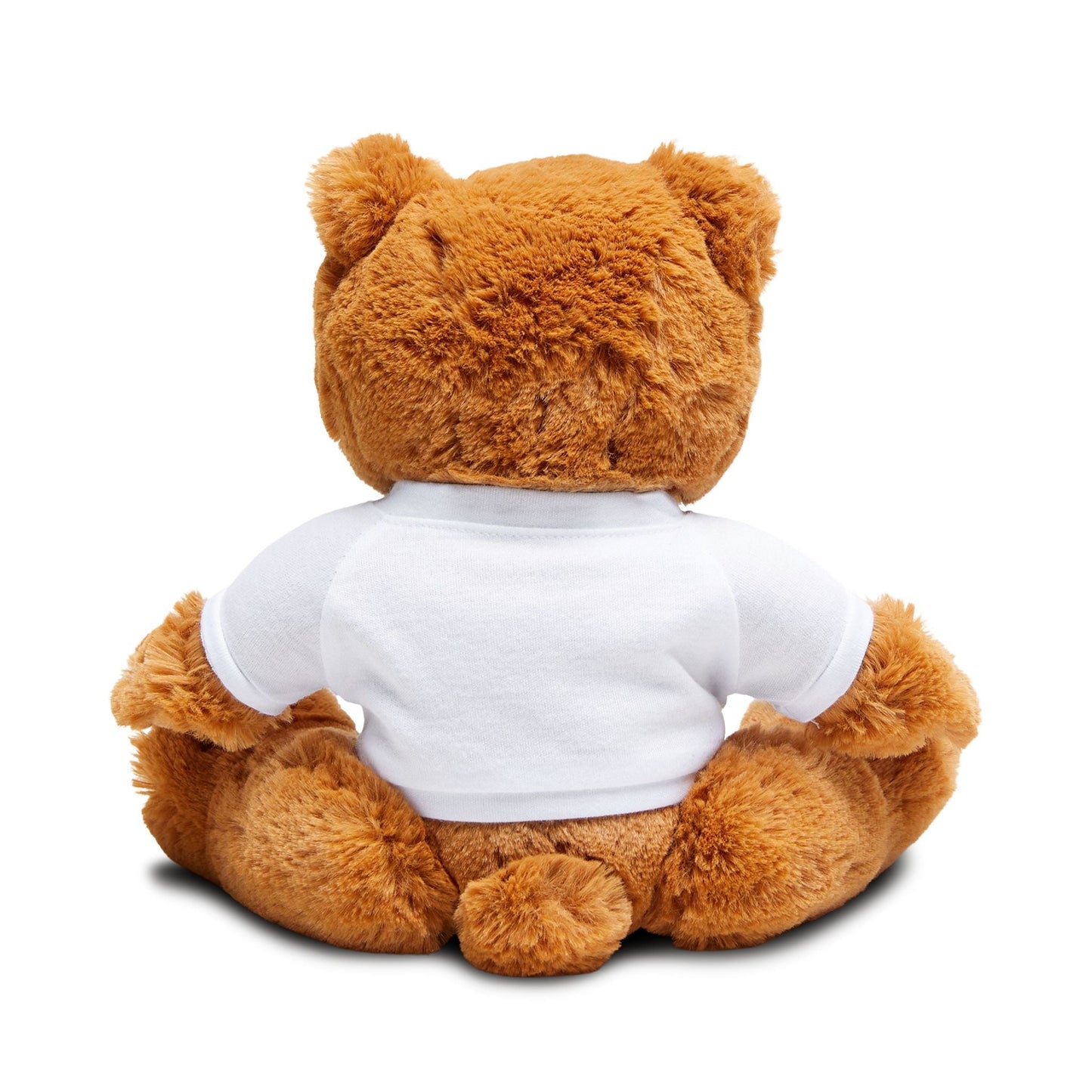 Plush Teddy Bear with Graphic T-Shirt – Cute Giftable Stuffed Animal - The Artsy Brain