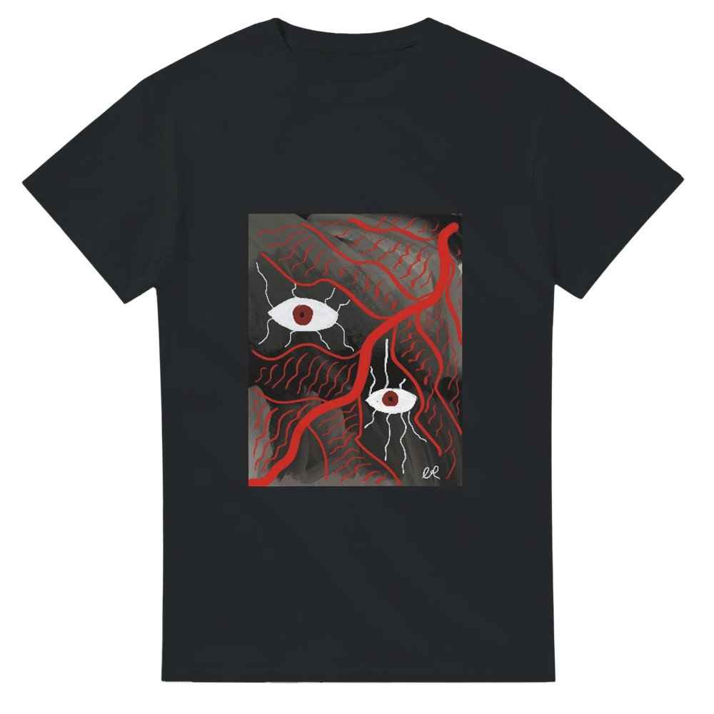 Red Noise Heavyweight Unisex Crewneck T-shirt | Gildan® 5000