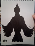 Ravens Flight Original Drawing