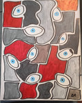 On the Lookout Original Drawing