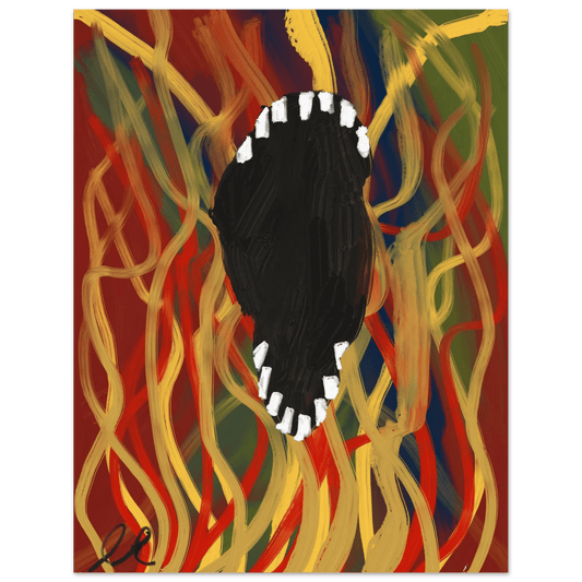 Screaming into the Void 11x14 Fine Art Poster - The Artsy Brain