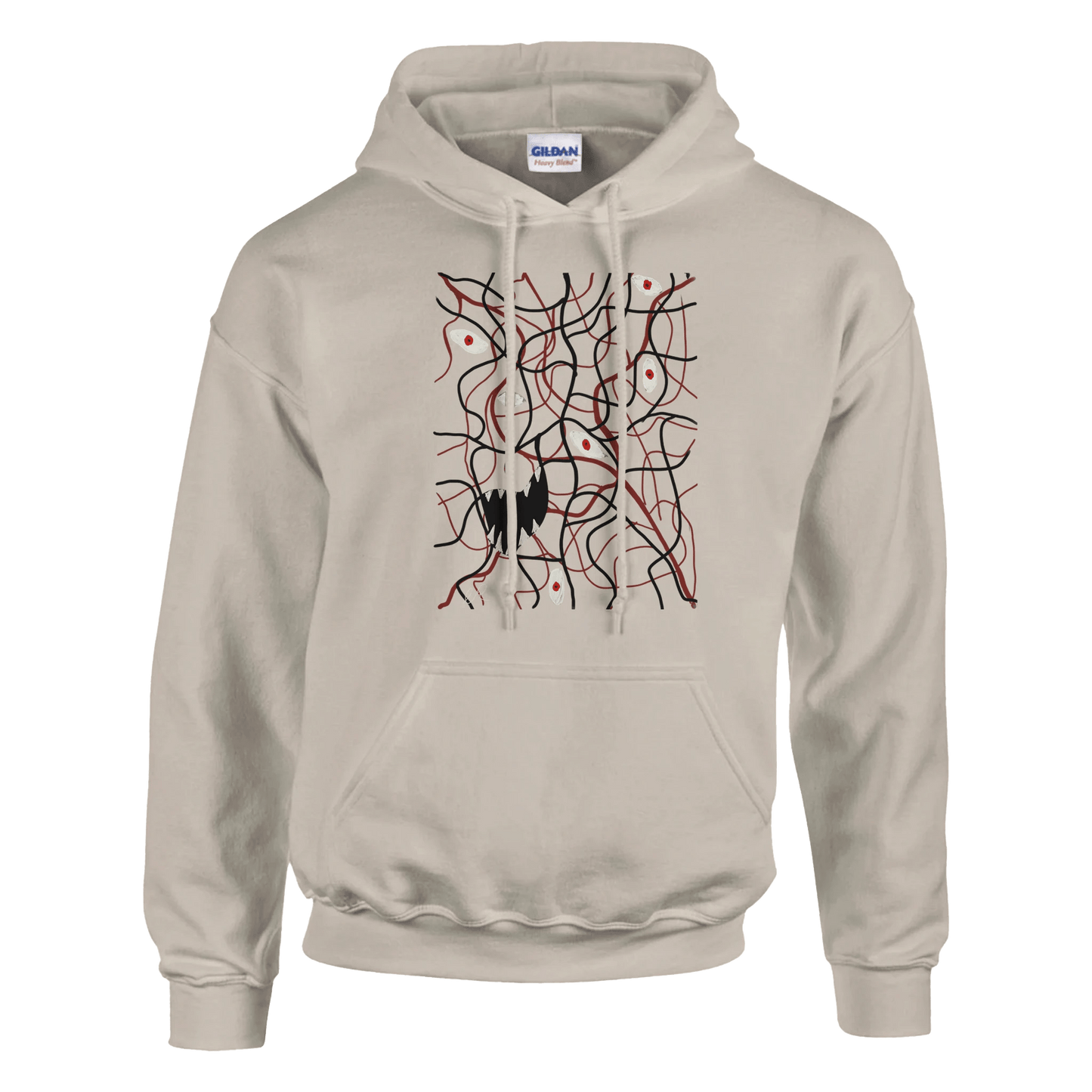 Silent Riot Classic Unisex Pullover Hoodie | Gildan® 18500 - The Artsy Brain