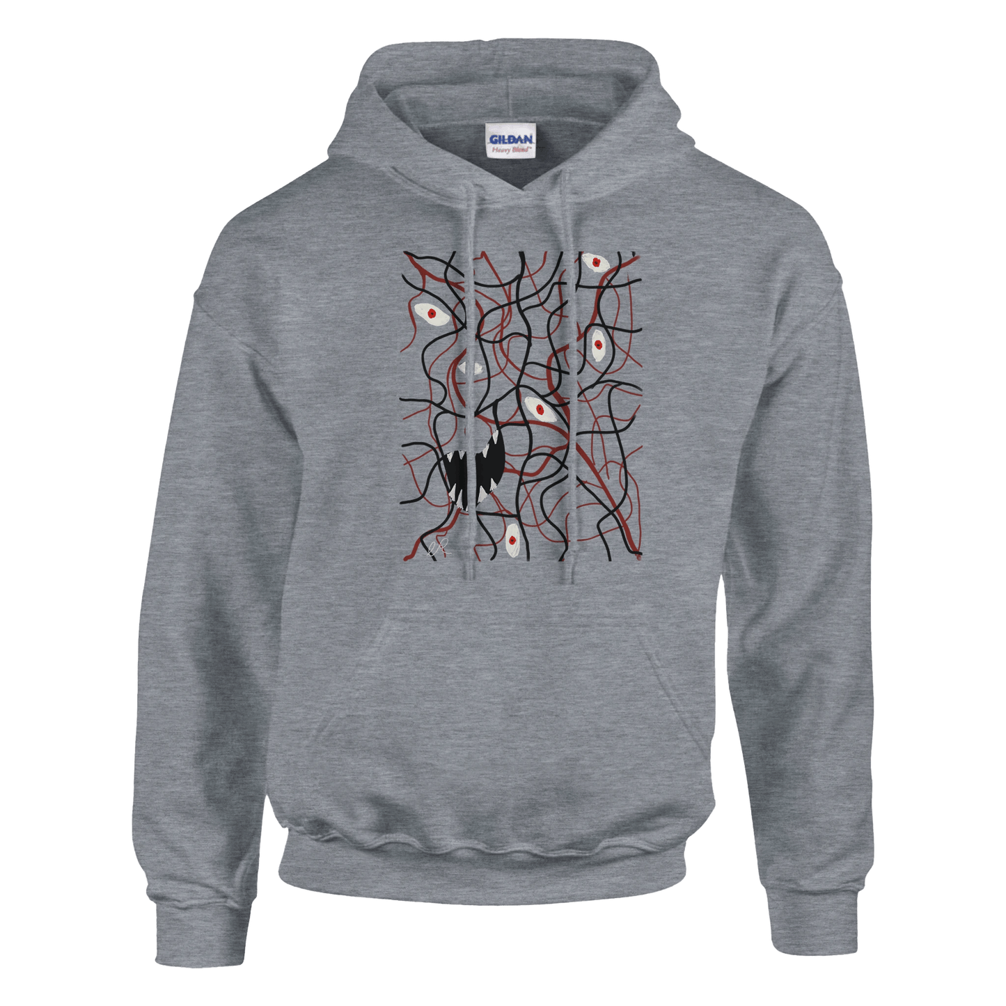 Silent Riot Classic Unisex Pullover Hoodie | Gildan® 18500 - The Artsy Brain