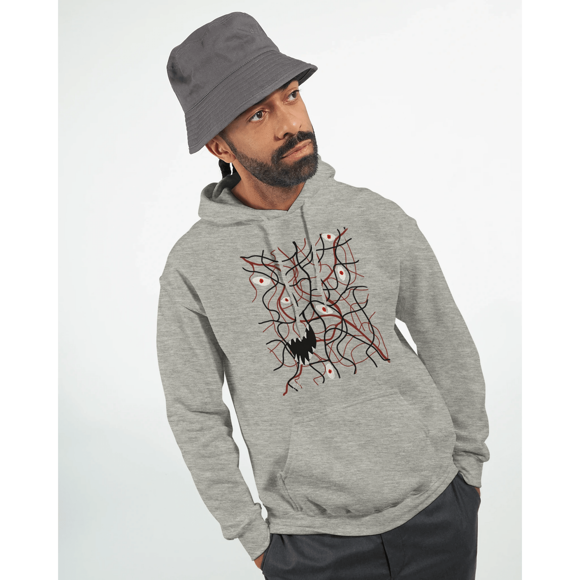 Silent Riot Classic Unisex Pullover Hoodie | Gildan® 18500 - The Artsy Brain
