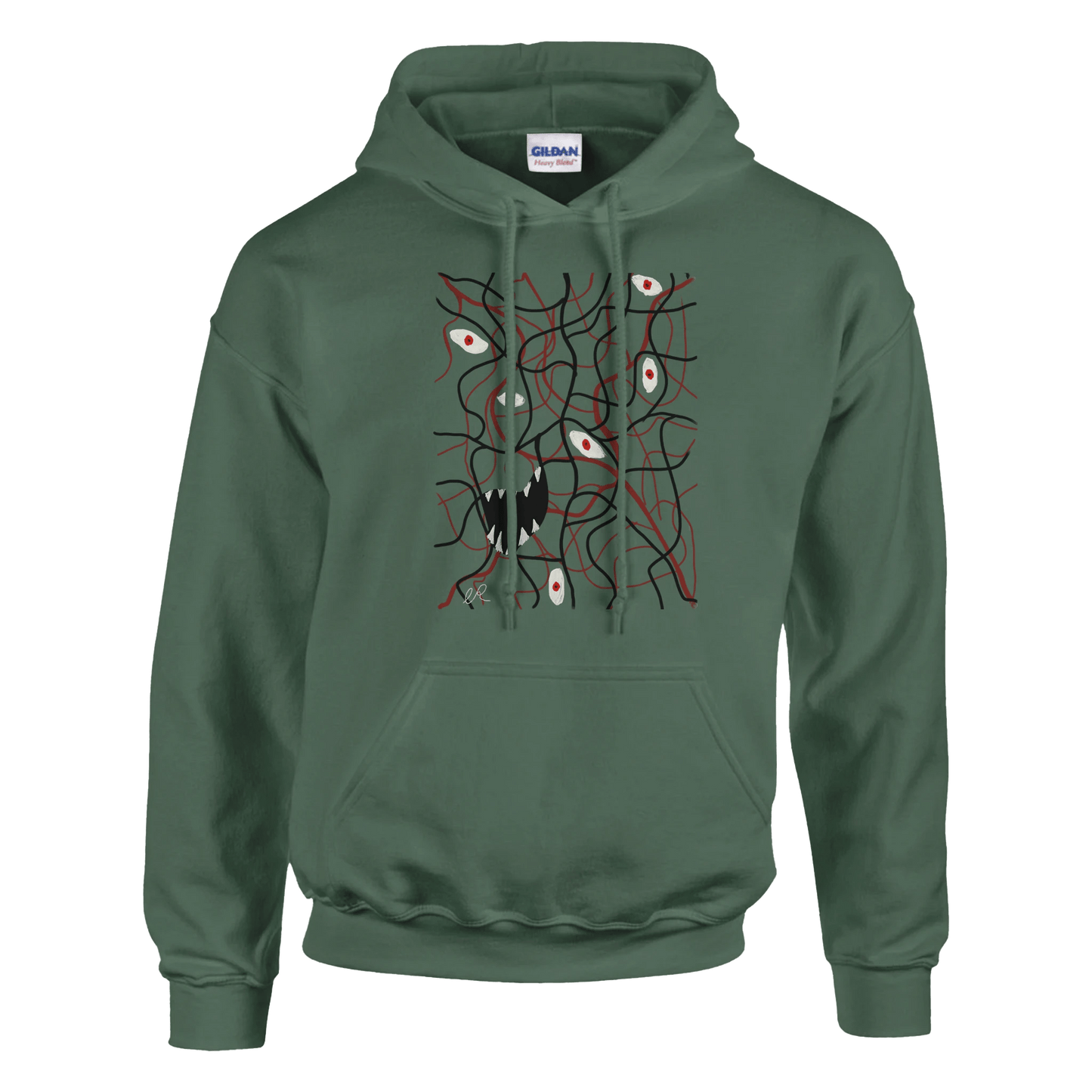 Silent Riot Classic Unisex Pullover Hoodie | Gildan® 18500 - The Artsy Brain