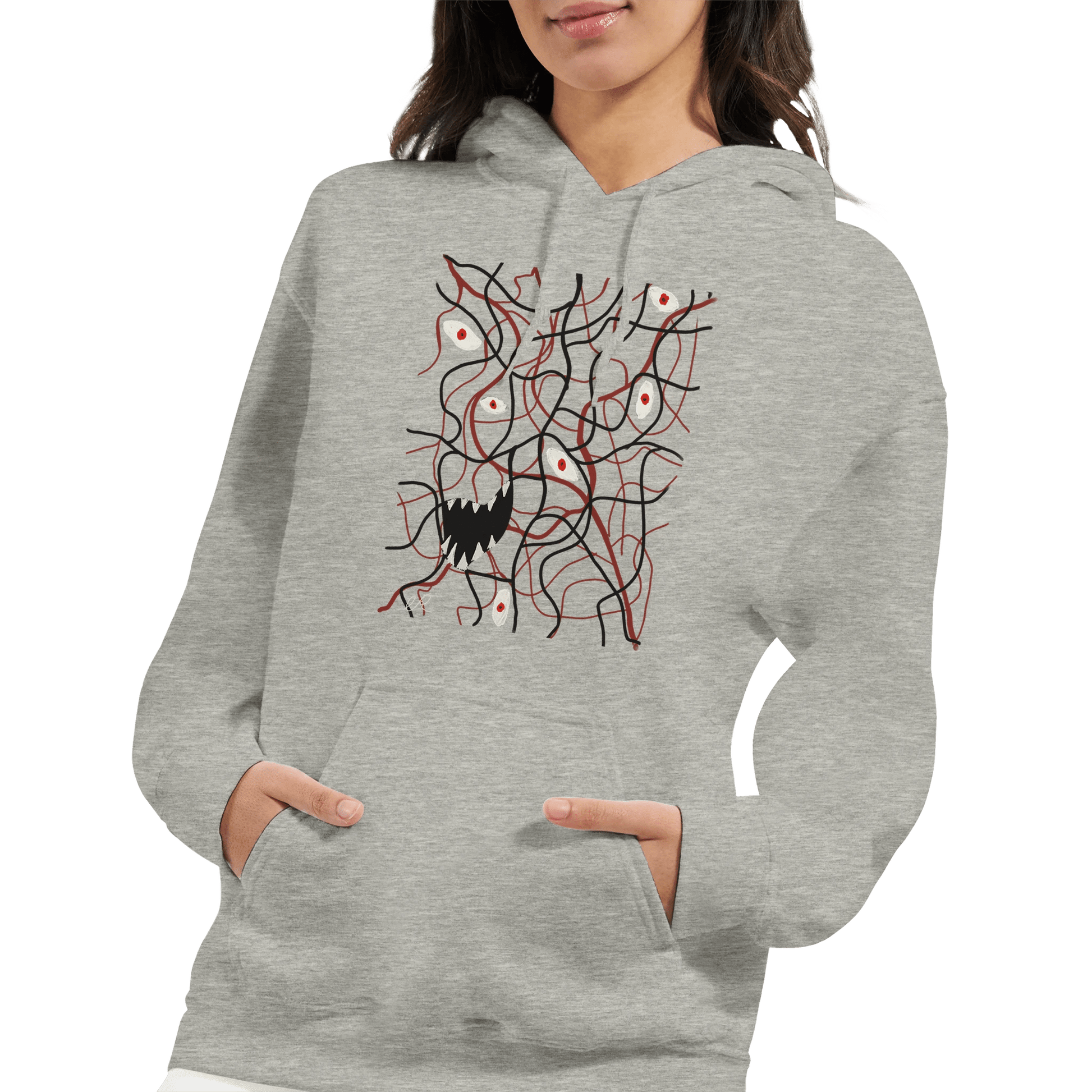 Silent Riot Classic Unisex Pullover Hoodie | Gildan® 18500 - The Artsy Brain