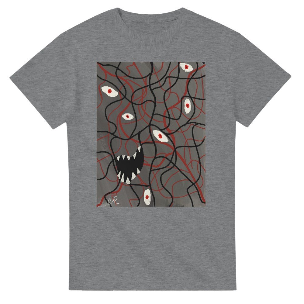 Silent Riot Heavyweight Unisex Crewneck T-shirt | Gildan® 5000 - The Artsy Brain