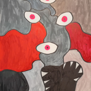 Eyes of Mystery Original Drawing